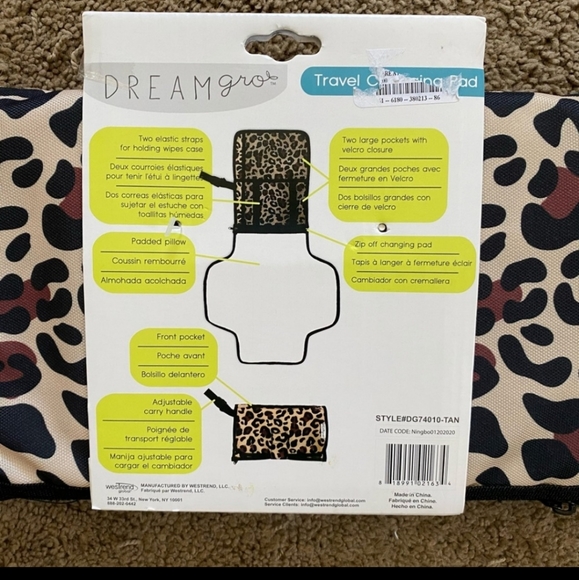 NWT Dream Gro Travel Changing Pad - Picture 2 of 3